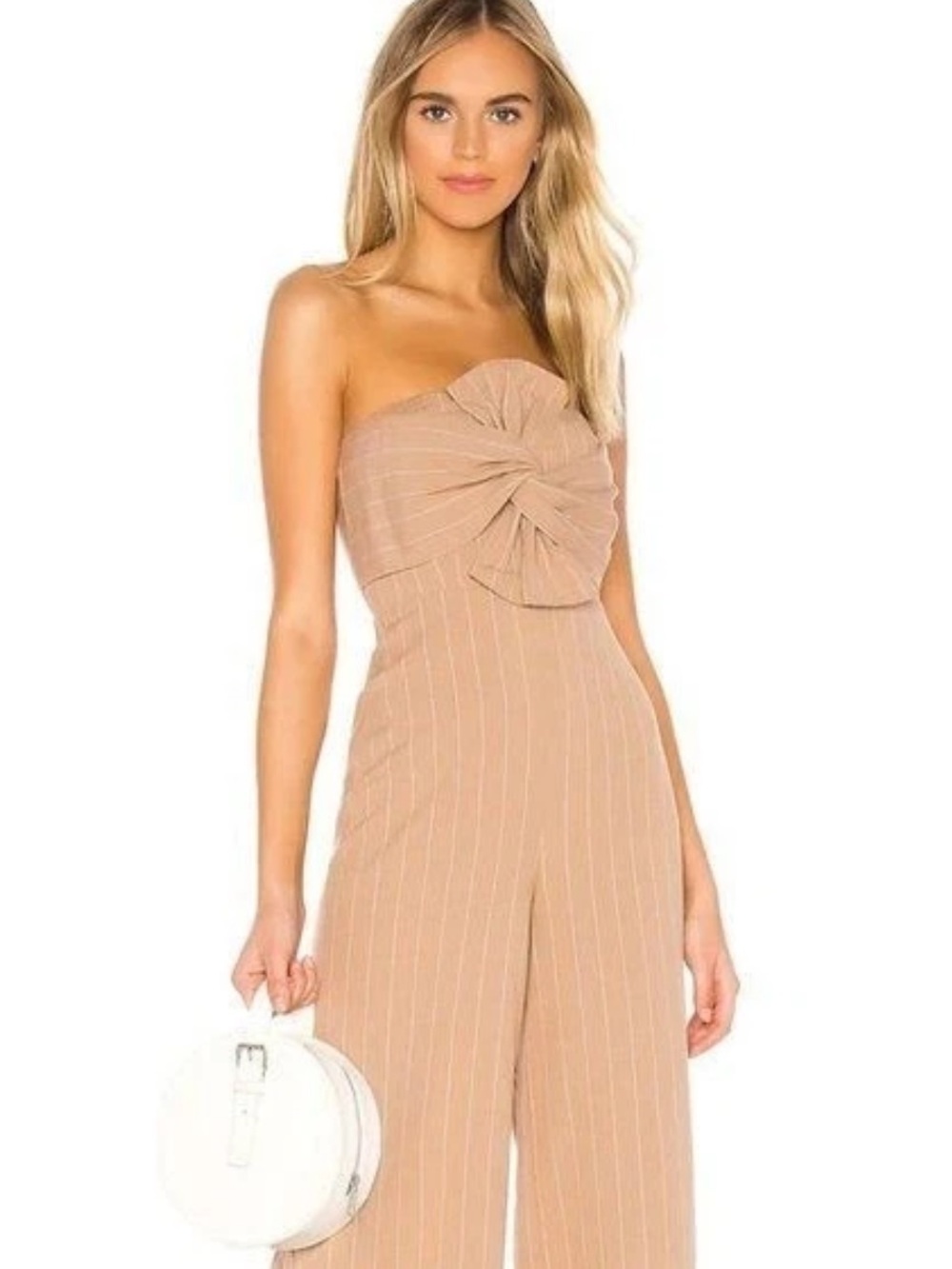 Tularosa Sadie Cotton Linen Blend Jumpsuit